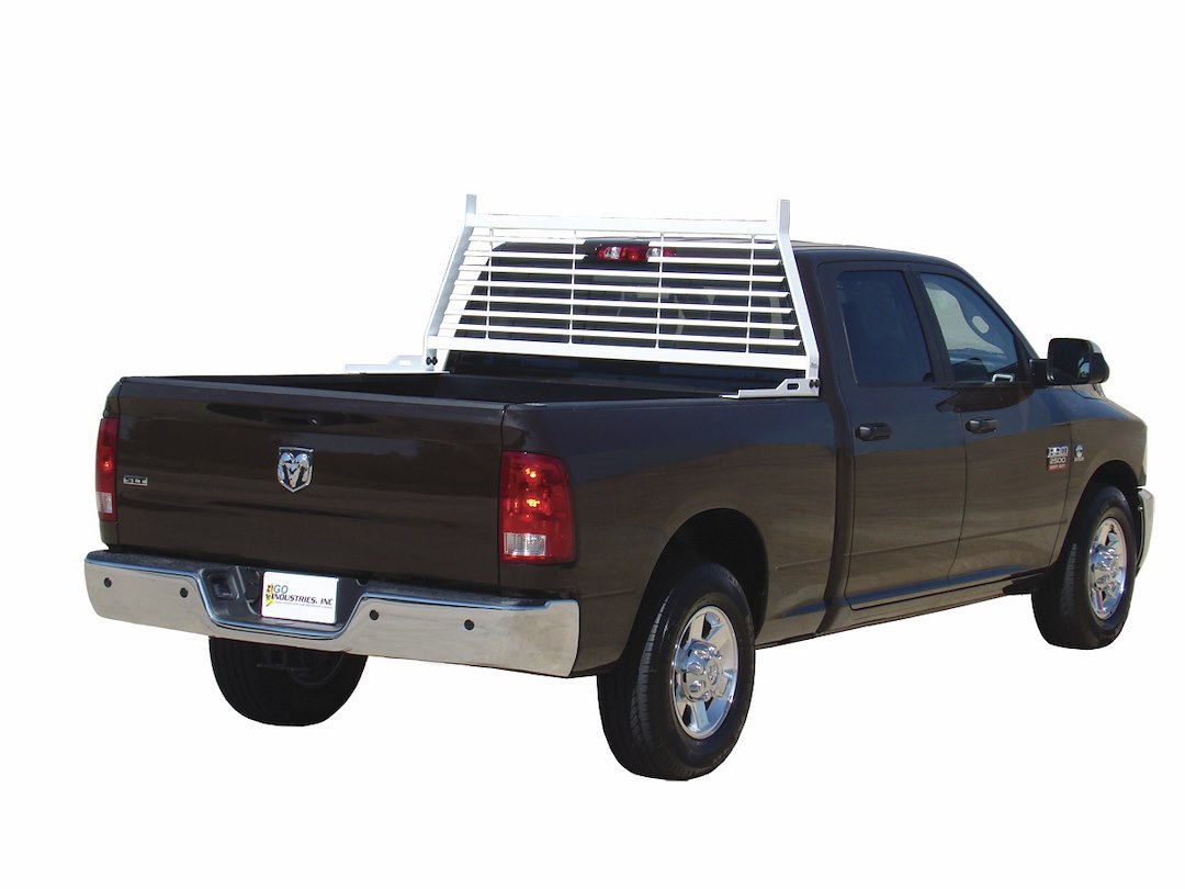Go Ind Headache Rack, Flat Iron, Louver, Powder Coated, White, Steel – 20752