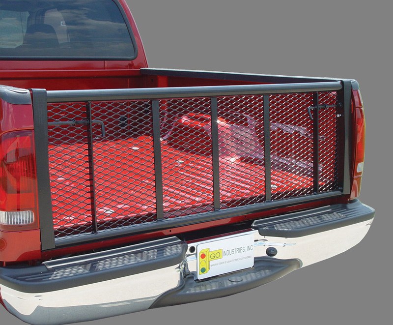 Go Ind Tailgate, Air Flow, Flow Thru, Straight Mesh, Non Lockable, Powder Coated, Black, Steel – 6618B
