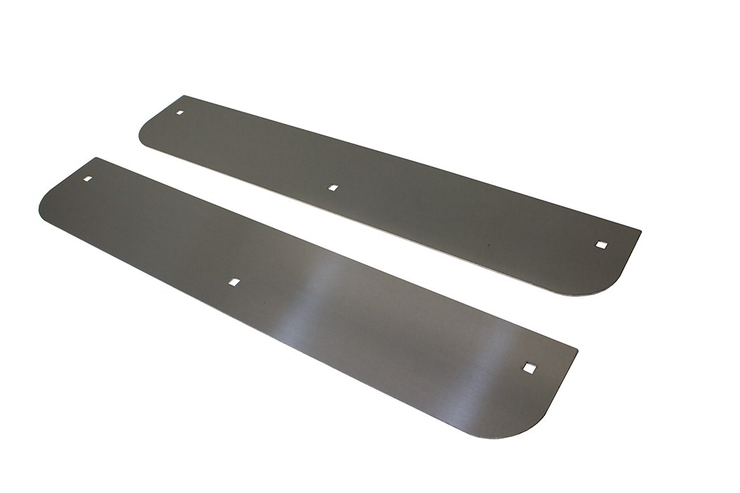 Go Ind Mud Flap Weight, Rectangle, Stainless Steel, For Dual Rear Wheels, 19 X 3-1/2 Inch – 719