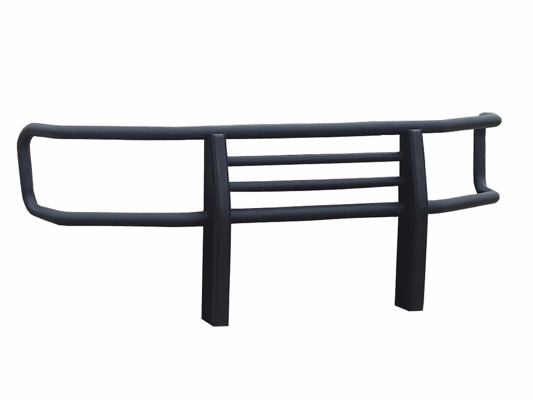 Go Ind Grille Guard, Big Tex, Black Matte, Powder Coated Steel, 1.9 Inch Diameter, With Brush Guard/ Without Brush Guard Insert – 77757B