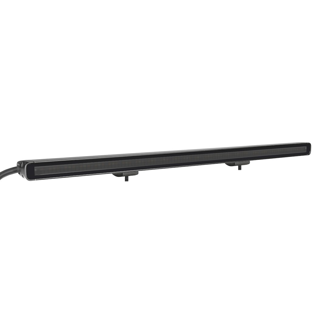 Go Rhino Light Bar, Flash Series, LED Bulb, 30 Inch Length, Combo Beam, Clear Polycarbonate Lens, Black Aluminum Housing, Surface Mount – 750003014CBS