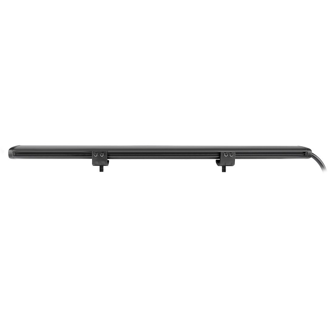Go Rhino Light Bar, Flash Series, LED Bulb, 30 Inch Length, Combo Beam, Clear Polycarbonate Lens, Black Aluminum Housing, Surface Mount – 750003014CBS
