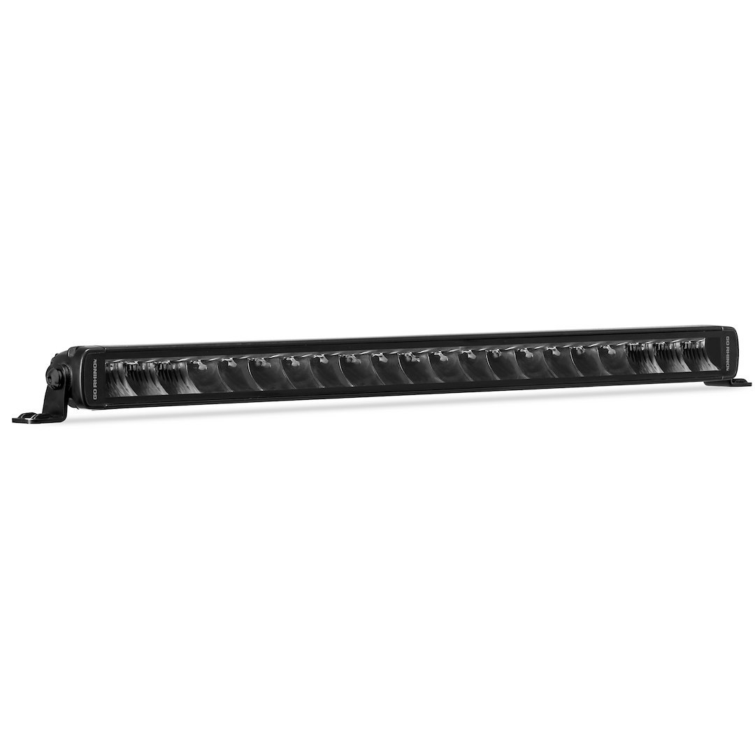 Go Rhino Light Bar, Blackout Series, LED Bulb, 21 Inch Length, Combo Beam, Osrams Lens, Black Aluminum Housing, Surface Mount – 751052001CSS