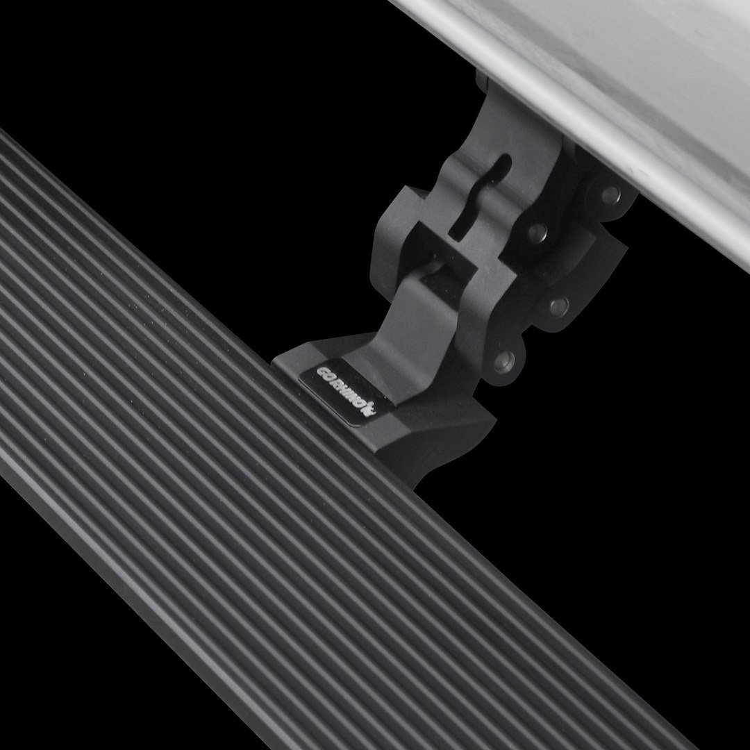 Go Rhino Running Board, E-Board E1, Textured Black, Aluminum, Lighted, Rocker Panel Mount – 20404580PC