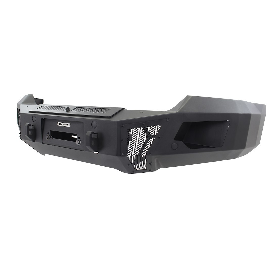 Go Rhino Bumper, BR6, Modular Design, With Mounting Hardware, Without Grille Guard, With External Winch Mount, With D-Ring Shackle Mounts – 24180T