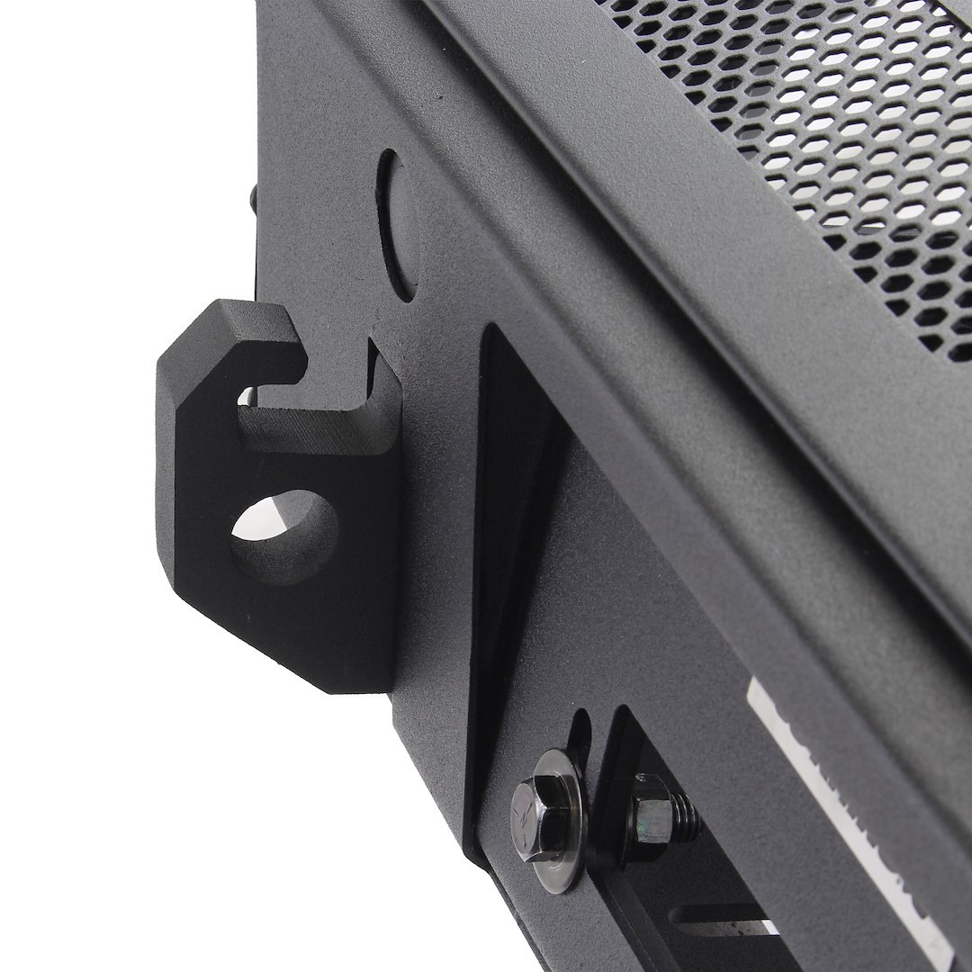 Go Rhino Bumper, BR6, Modular Design, With Mounting Hardware, Without Grille Guard, With External Winch Mount, With D-Ring Shackle Mounts – 24180T