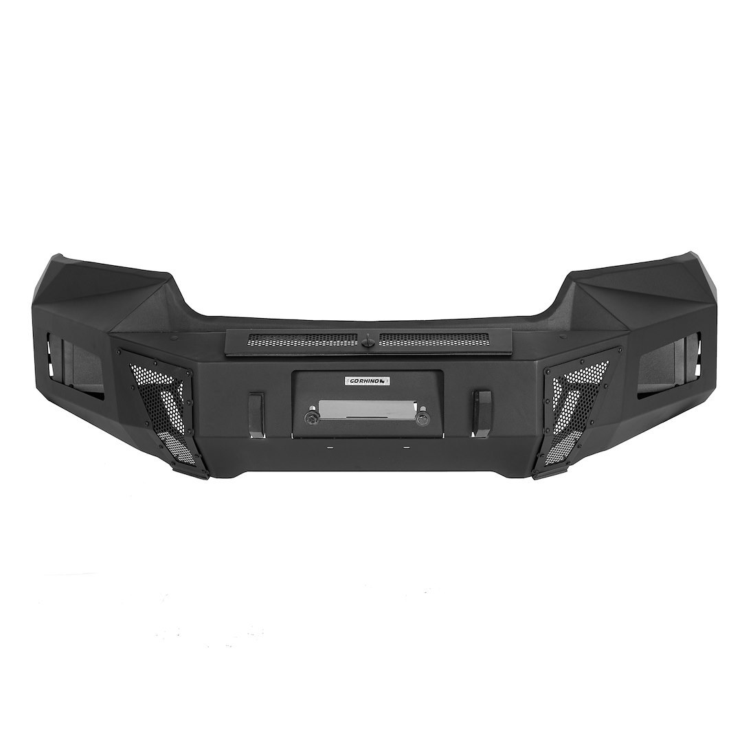 Go Rhino Bumper, BR6, Modular Design, With Mounting Hardware, Without Grille Guard, With External Winch Mount, With D-Ring Shackle Mounts – 24279T