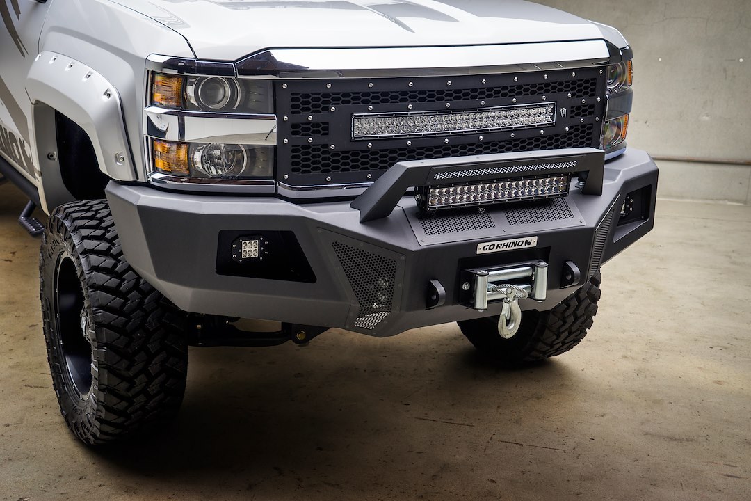 Go Rhino Driving/ Fog Light Mounting Bar, Requires BR10/ BR10.5/ BR11 Bumper for Mounting – 26173T