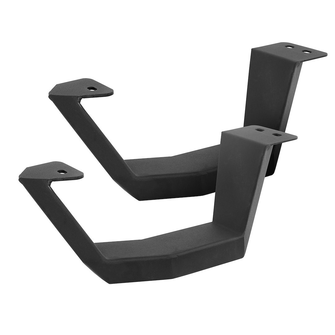 Go Rhino Running Board, RB10, Textured Powder Coated, Black, Mild Steel, Unlighted, Rocker Panel Mount, With Drop Down Step – 6341808720PC