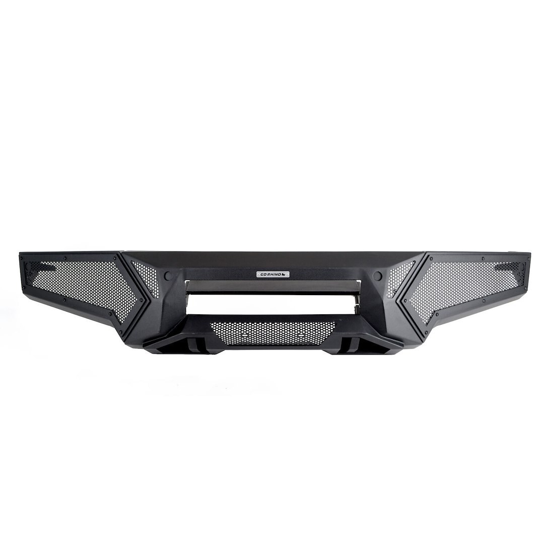 Go Rhino Bumper, Element, One Piece Design, Mounting Hardware Included, Without Grille Guard, Without Winch Mount – 341861T