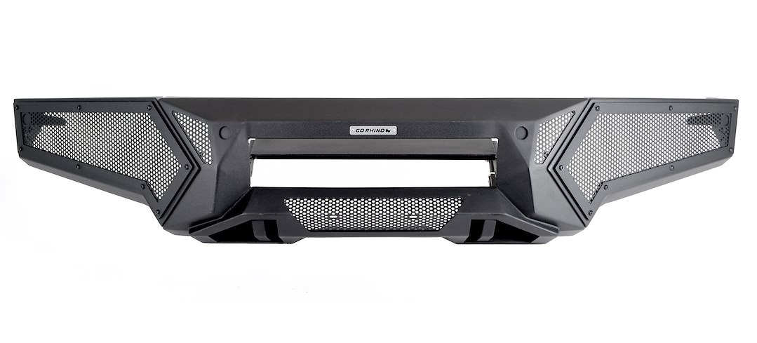 Go Rhino Bumper, Element, One Piece Design, Mounting Hardware Included, Without Grille Guard, Without Winch Mount – 343981T