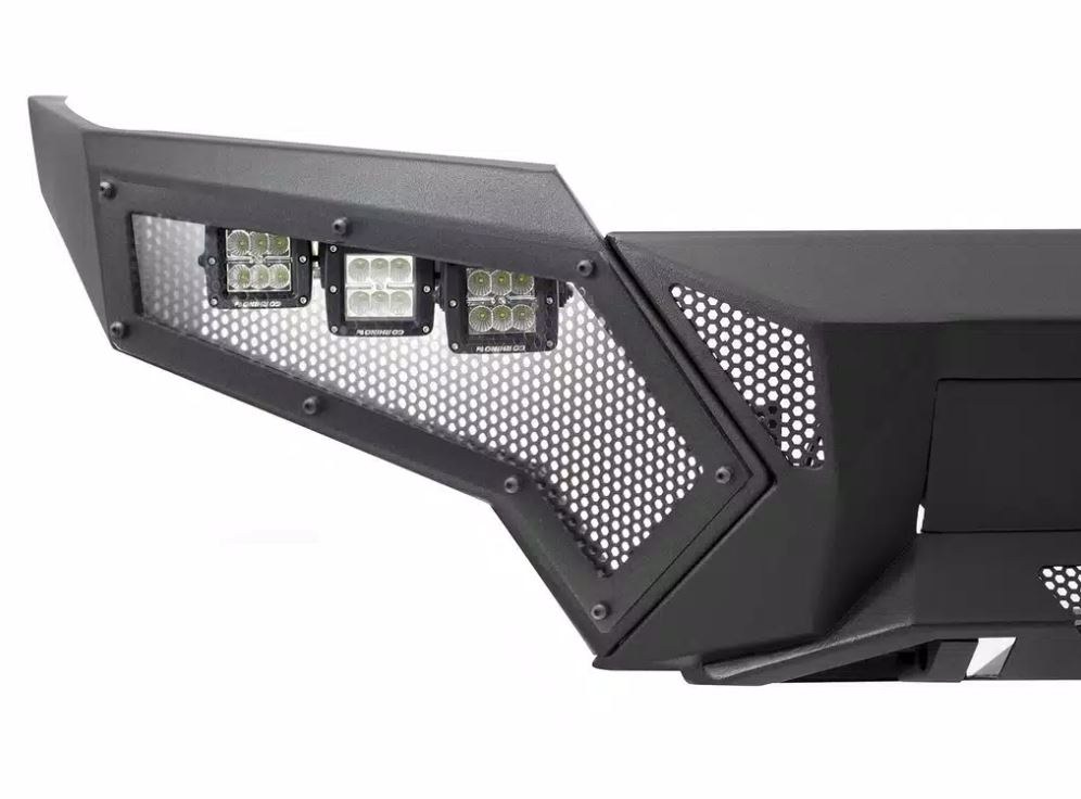 Go Rhino Bumper, Element, One Piece Design, Mounting Hardware Included, Without Grille Guard, Without Winch Mount – 34398T