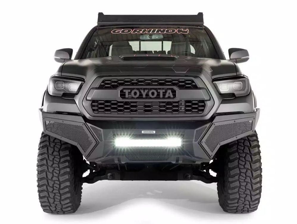 Go Rhino Bumper, Element, One Piece Design, Mounting Hardware Included, Without Grille Guard, Without Winch Mount – 34398T