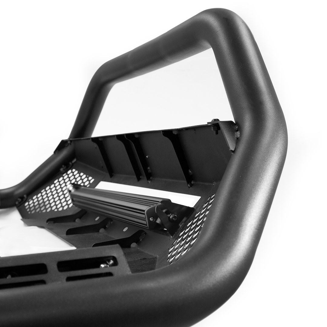 Go Rhino Bull Bar, Rhino! Charger- RC4, Textured Powder Coated, Black, Mild Steel, 2.5 Inch Diameter – 5488620LT