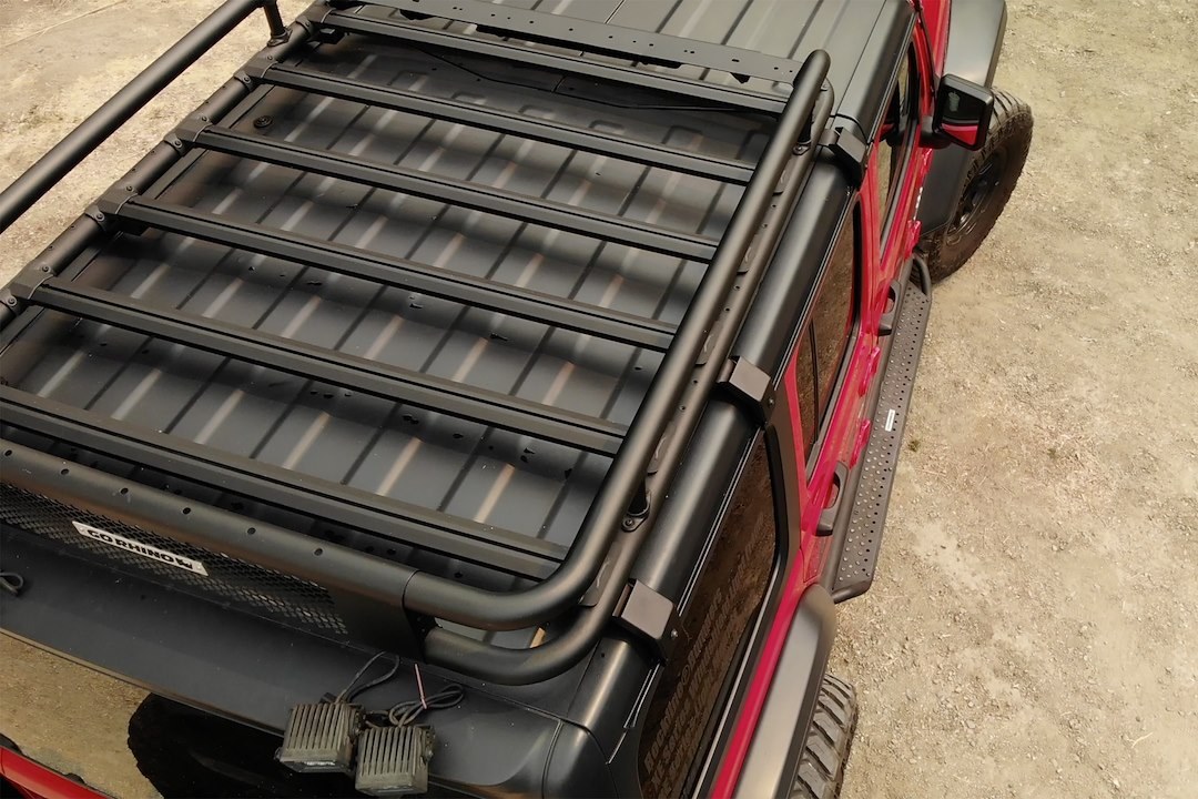 Go Rhino Roof Basket Mounting Kit, Srm Series, For Srm Series Roof Baskets and Racks to Install on Vehicles Without Cross Bars – 5910011T