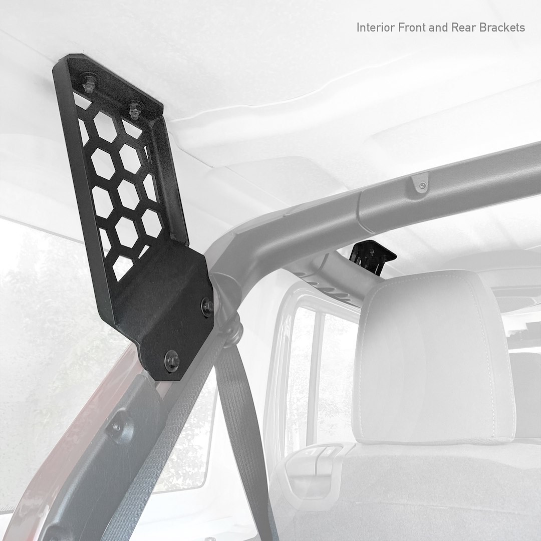 Go Rhino Roof Basket Mounting Kit, Srm Series, For Srm Series Roof Baskets and Racks to Install on Vehicles Without Cross Bars – 5910012T
