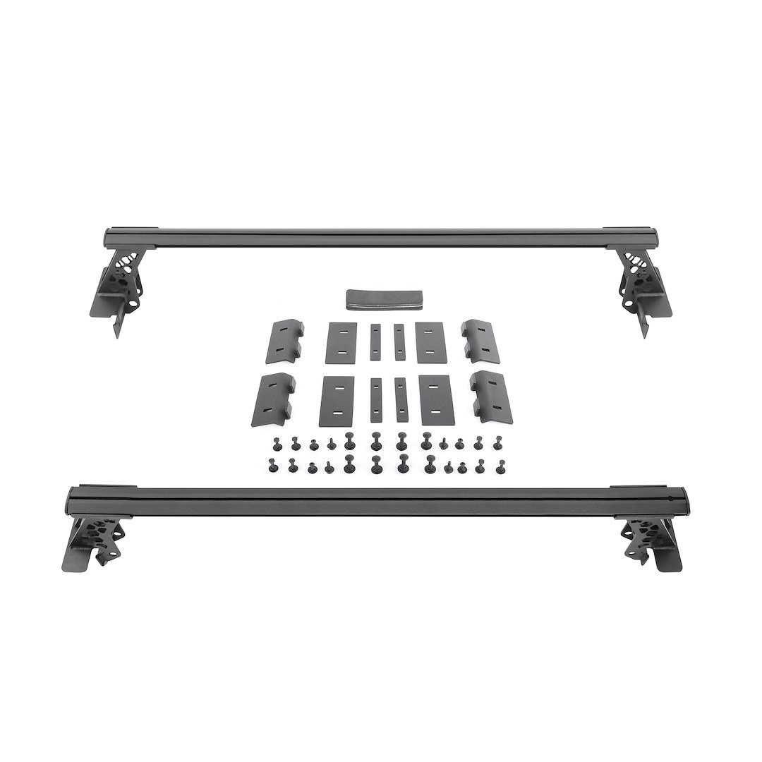 Go Rhino Bed Cargo Rack Cross Bar, Xrs, For Mounting Cargo Boxes/ Rooftop Tents/ Kayaks/ Bikes, 300 Pound Max Capacity, 36 Inch Length – 5935000T