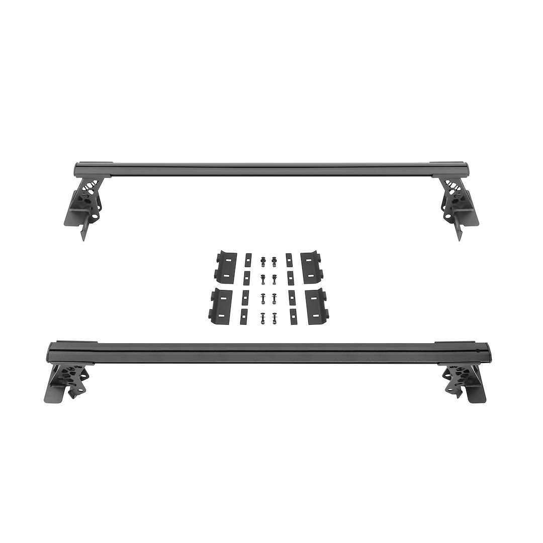 Go Rhino Bed Cargo Rack Cross Bar, Xrs, For Mounting Cargo Boxes/ Rooftop Tents/ Kayaks/ Bikes, 300 Pound Max Capacity, 48 Inch Length – 5935001T