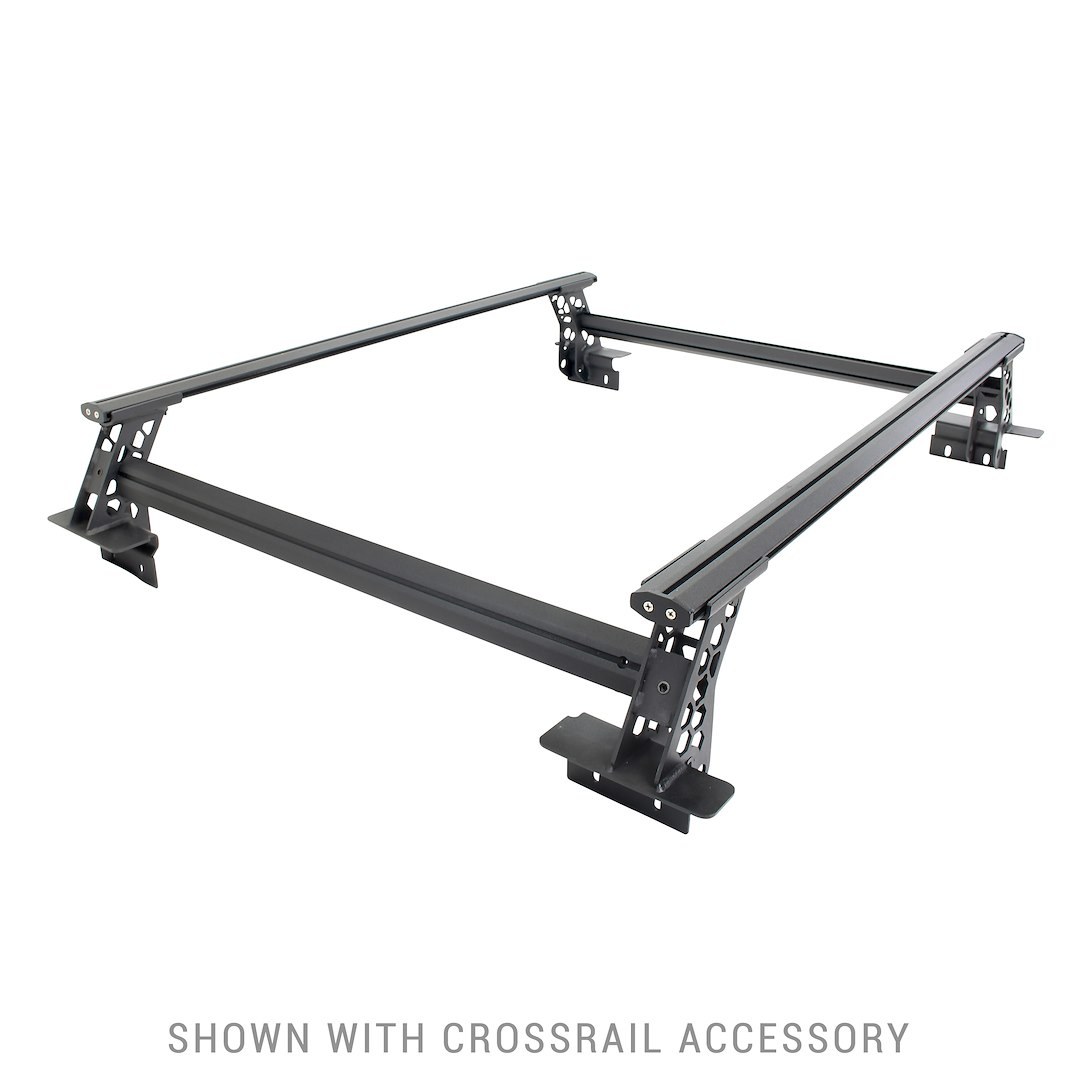 Go Rhino Bed Cargo Rack Cross Bar, Xrs, For Mounting Cargo Boxes/ Rooftop Tents/ Kayaks/ Bikes, 300 Pound Max Capacity, 48 Inch Length – 5935001T