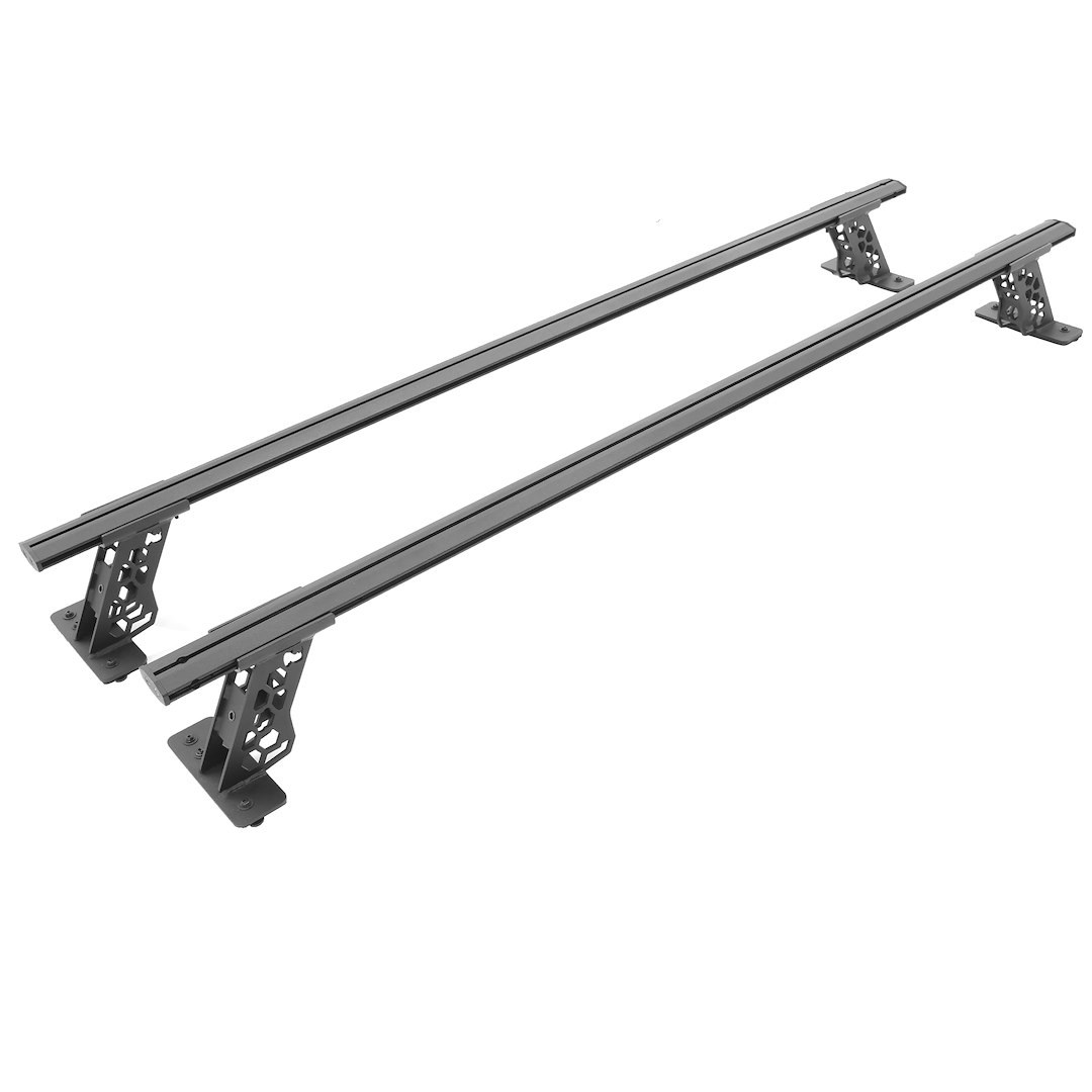 Go Rhino Bed Cargo Rack Cross Bar, Xrs, For Mounting Cargo Boxes/ Rooftop Tents/ Kayaks/ Bikes, 300 Pound Max Capacity, 48 Inch Length – 5935015T