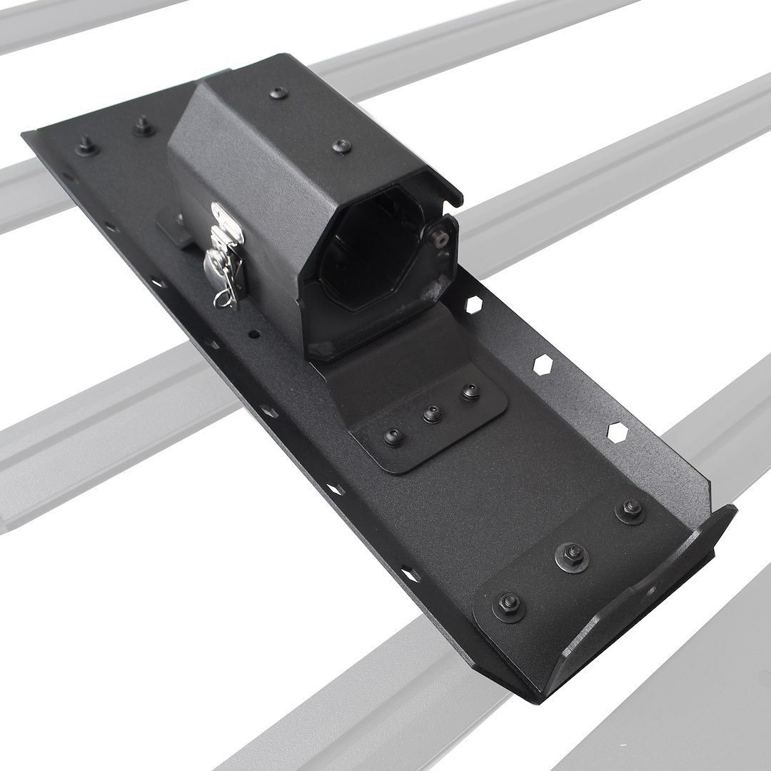 Go Rhino Jack Mount, El Gato, Hi-Lift, Mounts to Roof Rack, Textured Black, Steel – 5950070T