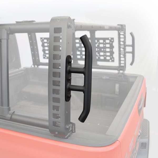 Go Rhino Bed Cargo Rack Grab Handle, Xrs, Mounts to Go Rhino Overland Xtreme Rack, Textured Black, Steel, Set of 2 – 5950100T