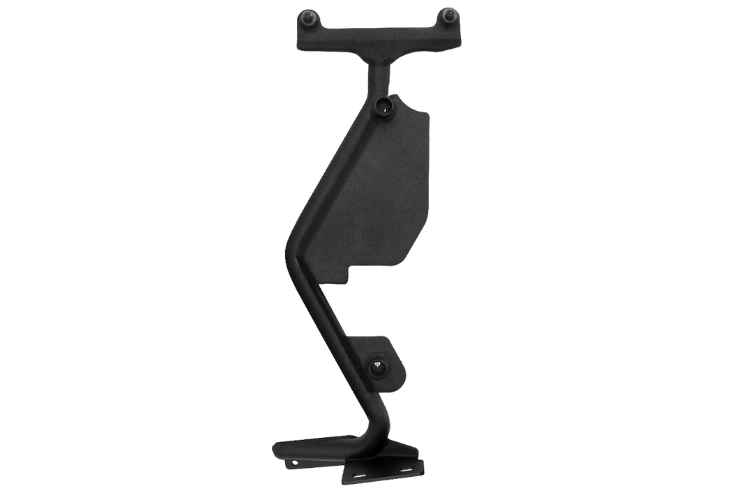 Go Rhino Jack Mount, Highlift Jack, Mounts to Driver Side Front Quarter Panel, Black, Mild Steel – 701001T