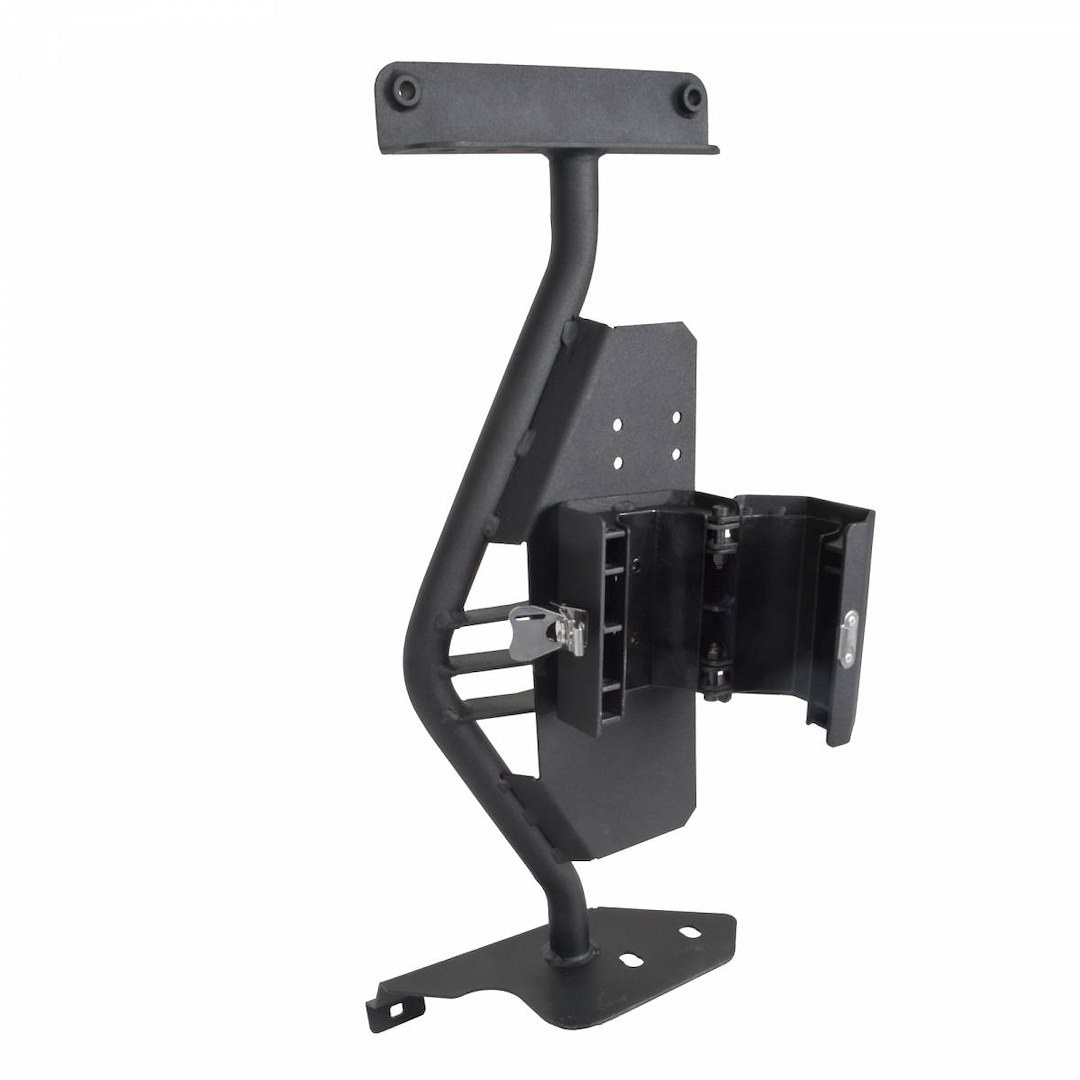 Go Rhino Jack Mount, El Gato, Hi-Lift, Mounts to Side of Vehicle, Textured Black, Steel – 701005T