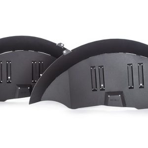 Go Rhino Fender Well Liner, Textured Powder Coated, Black, Aluminum, Set of 2 – 702012T