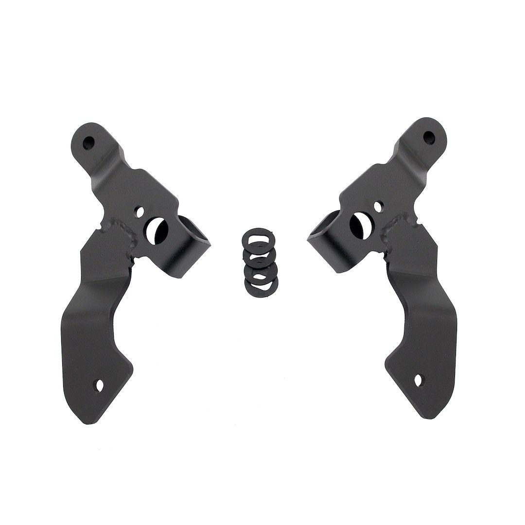 Go Rhino Driving/ Fog Light Mounting Bracket, Windshield Cowl Mount, Textured Powder Coated – 730231T