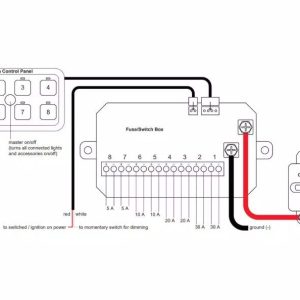 Go Rhino Switch Panel, With Eight Switches, With Fuse, Wiring Harness, Black, Aluminum – 758CHSCRGB