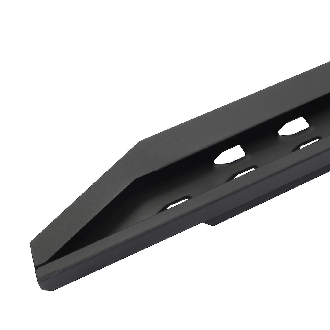 Go Rhino Running Board, RB20 Slim Line, Textured Powder Coated, Black, Mild Steel, Body Panel Mount – 69404887SPC