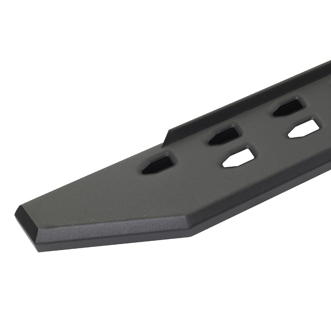 Go Rhino Running Board, RB20 Slim Line, Textured Powder Coated, Black, Mild Steel, Rocker Panel Mount – 69405880SPC