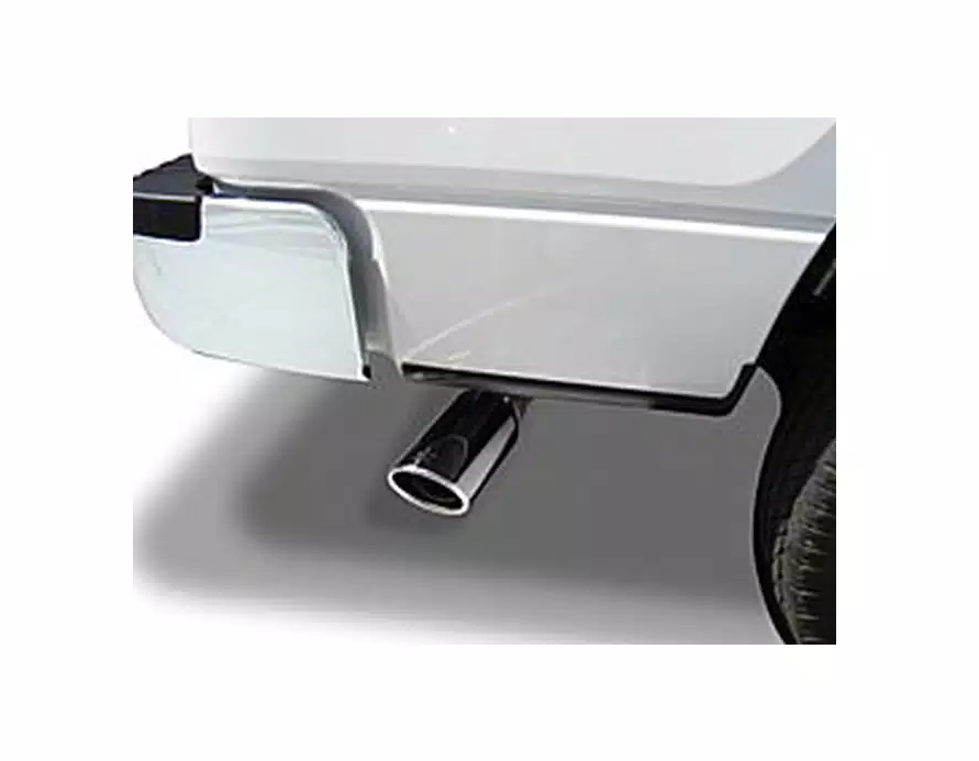 Go Rhino Exhaust Tail Pipe Tip, 2-3/4 Inch Inside Diameter, 4 Inch Outside Diameter, Chrome Plated Stainless Steel, Round, Angle Cut – GRT234414