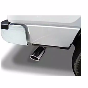 Go Rhino Exhaust Tail Pipe Tip, 3 Inch Inside Diameter, 4 Inch Outside Diameter, Chrome Plated Stainless Steel, Round, Angle Cut – GRT3410