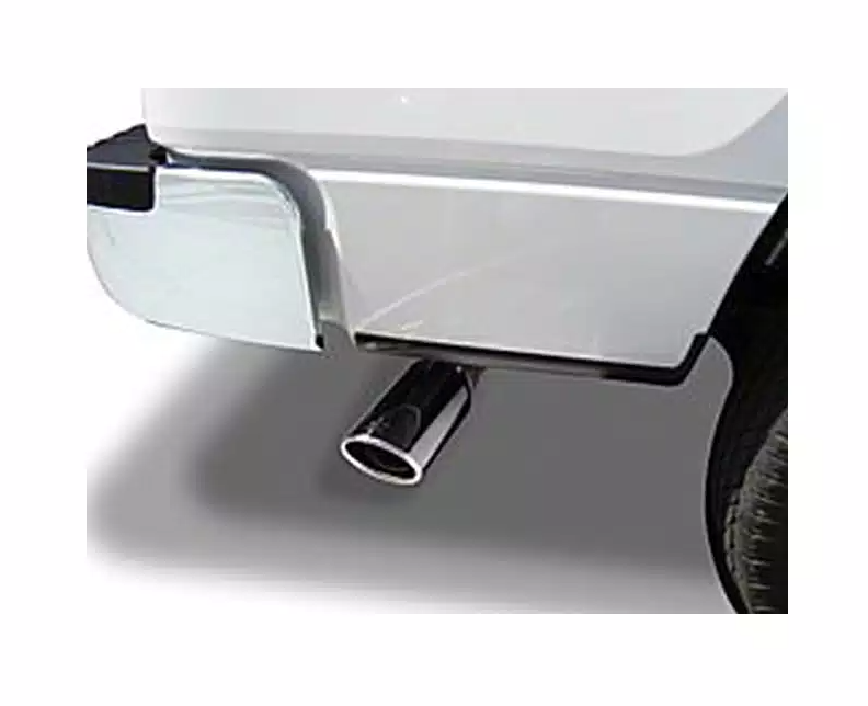 Go Rhino Exhaust Tail Pipe Tip, 3 Inch Inside Diameter, 4 Inch Outside Diameter, Chrome Plated Stainless Steel, Round, Angle Cut – GRT3414