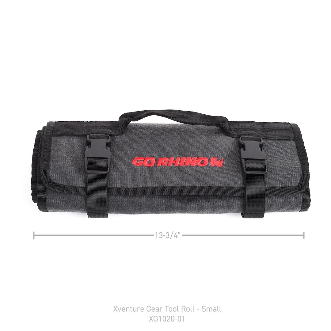 Go Rhino Gear Bag, Xventure, Roll-Up Style, 4 Inch Length X 4 Inch Wide (closed)/ 13-1/2 Inch Length X 33 Inch Length (opened) – XG1020-01