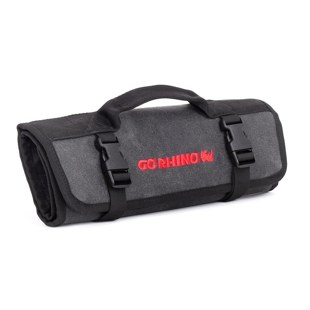Go Rhino Gear Bag, Xventure, Roll-Up Style, 4 Inch Length X 4 Inch Wide (closed)/ 14-1/2 Inch Length X 26-1/4 Inch Length (opened) – XG1040-01