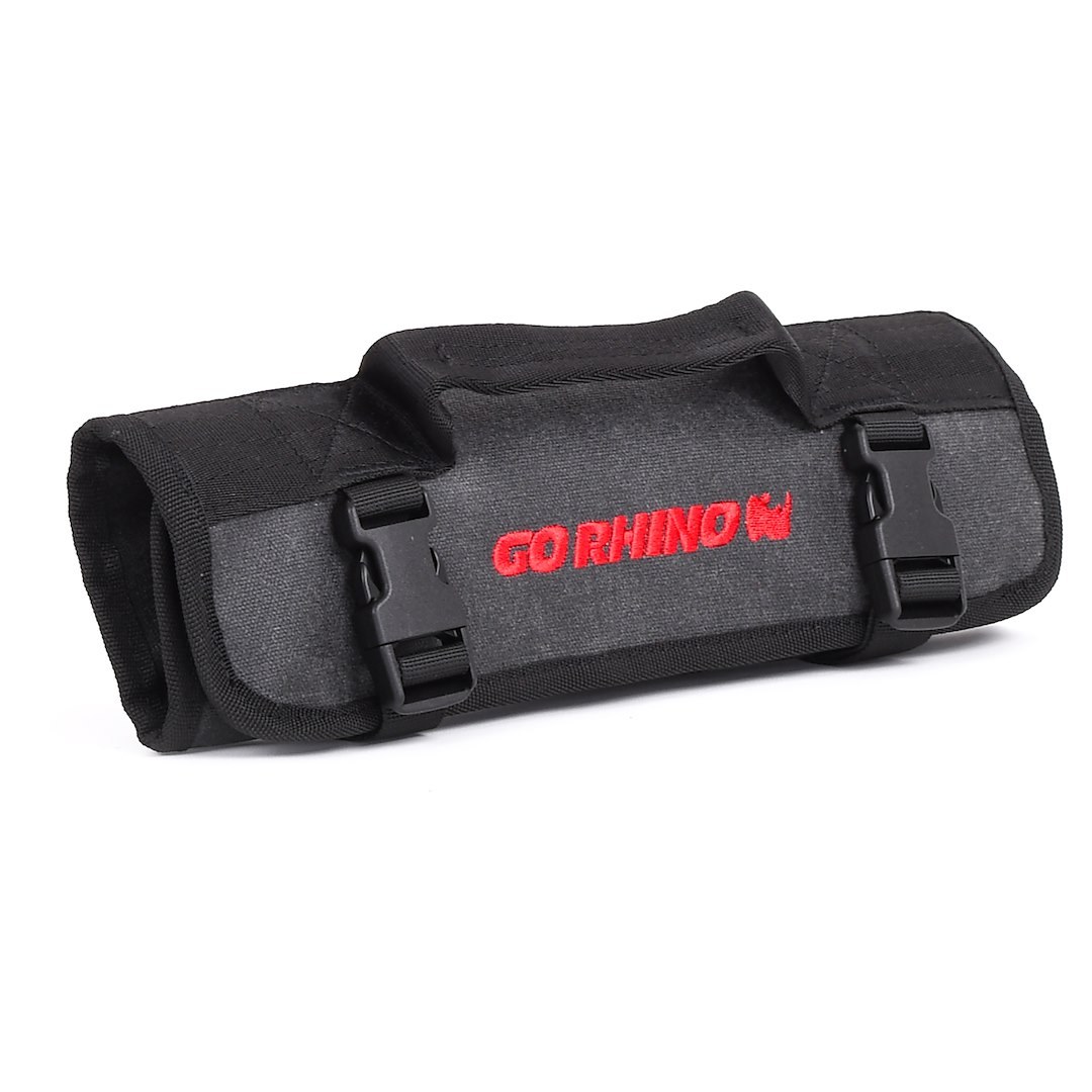 Go Rhino Gear Bag, Xventure, Roll-Up Style, 3-1/2 Inch Length X 3-1/2 Inch Wide (closed)/ 13 Inch Length X 13-1/2 Inch Length (opened) – XG1050-01