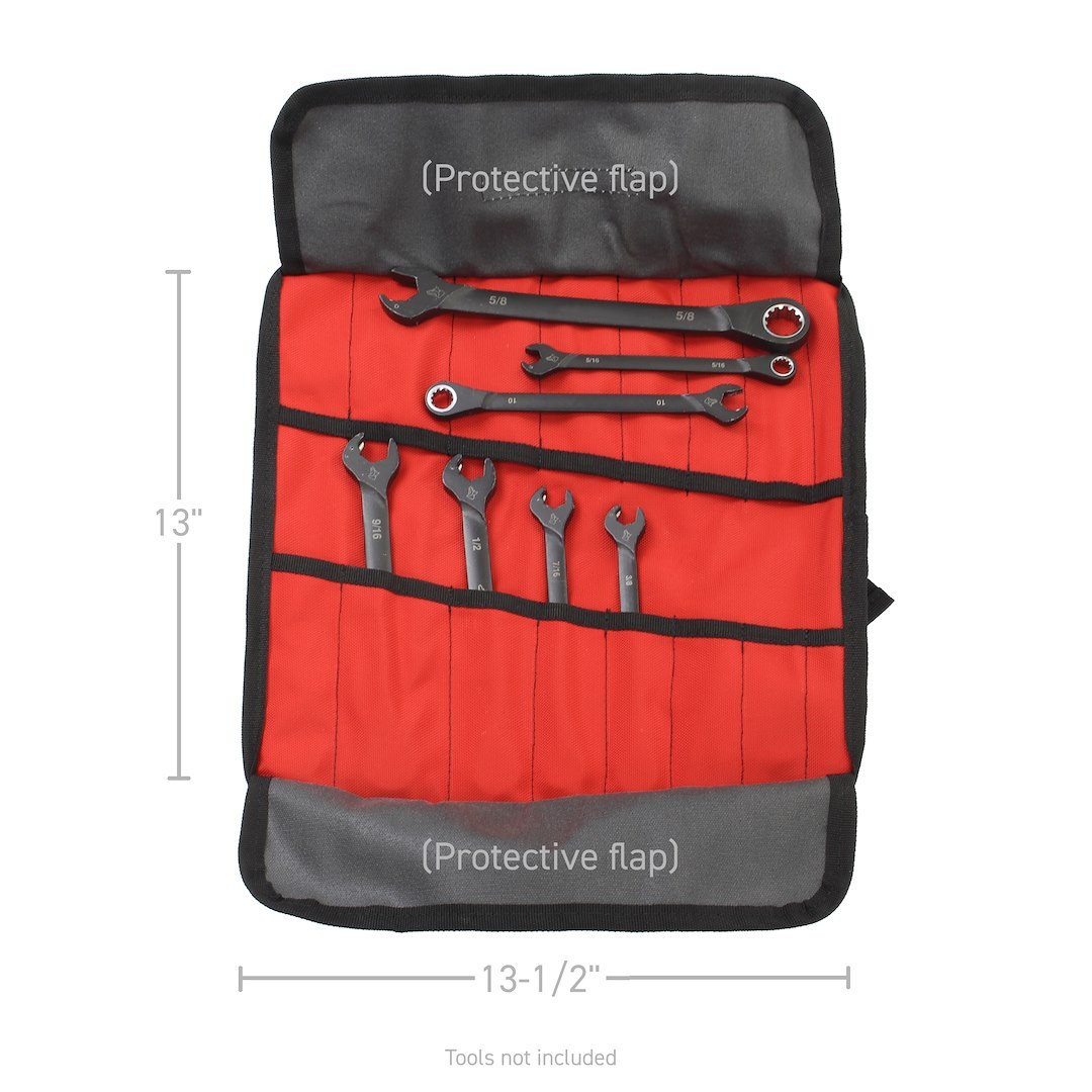 Go Rhino Gear Bag, Xventure, Roll-Up Style, 3-1/2 Inch Length X 3-1/2 Inch Wide (closed)/ 13 Inch Length X 13-1/2 Inch Length (opened) – XG1050-01