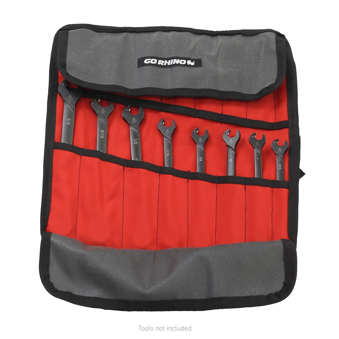 Go Rhino Gear Bag, Xventure, Roll-Up Style, 3-1/2 Inch Length X 3-1/2 Inch Wide (closed)/ 13 Inch Length X 13-1/2 Inch Length (opened) – XG1050-01