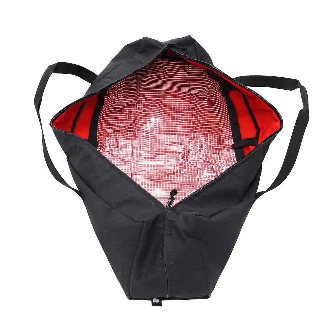 Go Rhino Gear Bag, Xventure, Duffle Bag Style, With 3 Zippers, With Carrying Straps, With Go Rhino Logo, Gray with Red Lining – XG1110-01
