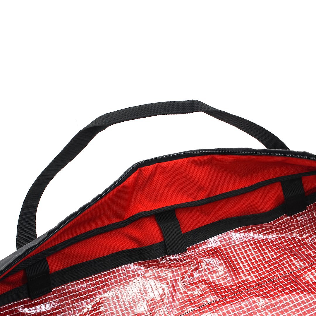 Go Rhino Gear Bag, Xventure, Duffle Bag Style, With 3 Zippers, With Carrying Straps, With Go Rhino Logo, Gray with Red Lining – XG1110-01