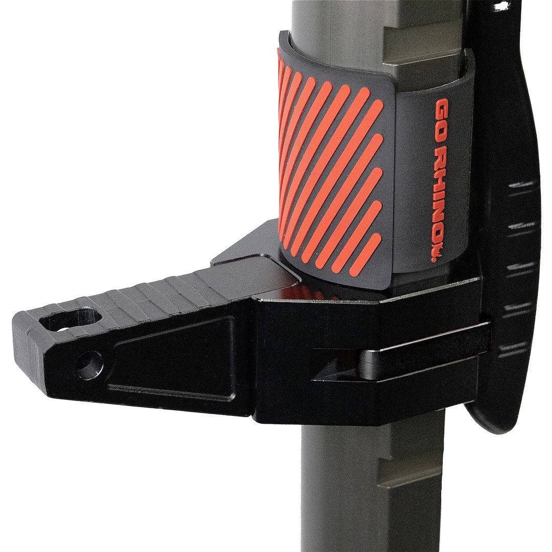 Go Rhino Jack, El Gato, High Lift, Hydraulic, 4,400 Pound Capacity, 27-1/2 Inch to 48-1/2 Inch Lifting Range, Anodized, Black, Aluminum – XG-RJ50010B
