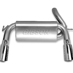 Gibson Exhst Exhaust System Kit, Split Rear Cat Back System, Aluminized Steel, With Muffler, 2-1/2 Inch Pipe Diameter – 17303