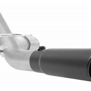 Gibson Exhst Exhaust System Kit, Black Elite Series Cat-Back System, Stainless Steel, With Muffler, 3-1/2 Inch Pipe Diameter – 615632B