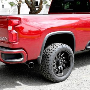 Gibson Exhst Exhaust System Kit, Black Elite Series Cat-Back System, Stainless Steel, With Muffler, 3-1/2 Inch Pipe Diameter – 616517B