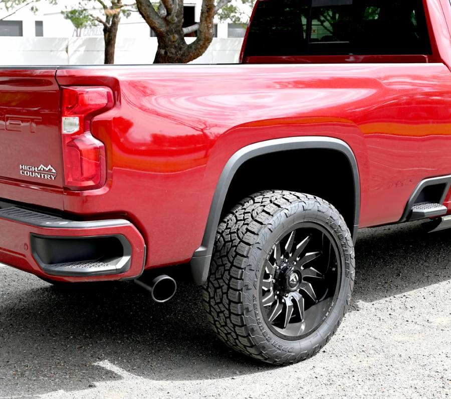 Gibson Exhst Exhaust System Kit, Black Elite Series Cat-Back System, Stainless Steel, With Muffler, 3-1/2 Inch Pipe Diameter – 616517B