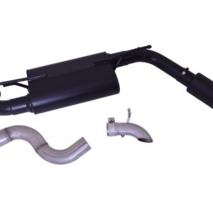 Gibson Exhst Exhaust System Kit, Exhaust System Kit Cat Back System, Black Ceramic, With Muffler, 2-1/2 Inch Pipe Diameter – 617308-B