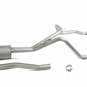 Gibson Exhst Exhaust System Kit, Swept Side Cat Back System, Stainless Steel, With Muffler, 3 Inch Pipe Diameter to 2-1/2 Inch Pipe Diameter – 617410